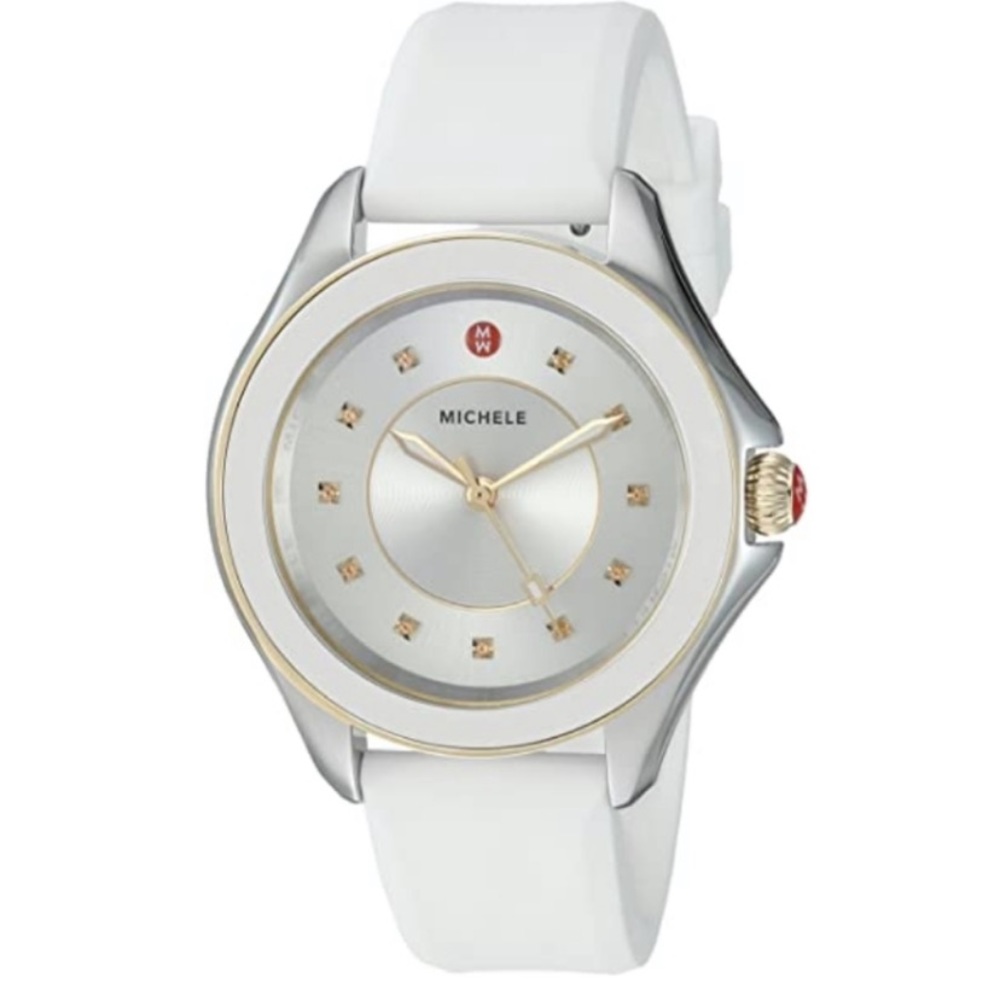 MICHELE- Cape Topaz Two tone Gold White watch